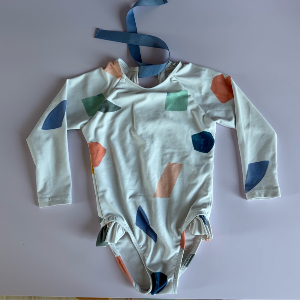 Minnow Swim one piece rashguard 2T